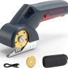 Amazon : $36.97 ($79.97)  2025 NEW 4V Cordless Electric Scissors, Cardboard Cutter with 2 Titanium Blade, Safety Lock & Extra Blade, Rotary Cutter for Cardboard,Fabric,Plastic, Gifts for Men&Women - Light Grey