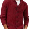 Amazon:  $14.99 ($29.99) Mens Sweater Casual Cardigan Sweater Button Down