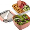 Amazon: $8.99 ($10.99) Salad Lunch Container To Go, 52-oz Bowls w/ 3 Compartments