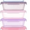 Amazon : $11.99 ($19.99) Ello Snap & Nest 10-Piece 4.5 Cup Plastic Meal Prep Set, Reusable Food Containers for Healthy Eating, Freezer, Dishwasher Safe, Berry Fields