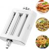 Amazon : $41.99 ($59.99)  3 in 1 Pasta Maker Machine for KitchenAid Includes Spaghetti Cutter, Pasta Roller and Fettuccine Cutter, Pasta Machine, Noodle Maker, Pasta Maker by Gvode