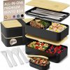 Amazon: $14.40 ($39.99) Bento Box Adult All-In-1 w/4 Utensils
