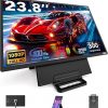 Amazon : $114.30 ($249.00) Laptop Screen Extender, 23.8'' 1080P FHD 100HZ IPS Portable Monitor, Travel Monitor for Work Home Gaming, Landscape & Portrait Display, Compatible with Wins/Mac/Linux & MINI PC/Switch/PS5/Smart Phone