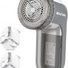 Amazon:$4.49 ($15.99)BEAUTURAL Fabric Shaver and Lint Remover, Sweater Defuzzer with 2-Speeds, 2 Replaceable Stainless Steel Blades, Battery Operated, Remove Clothes Fuzz, Lint Balls, Pills, Bobbles Gray