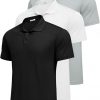 Amazon$18.19 ($27.99)PINSPARK Mens Polo Shirts Short Sleeve Lightweight Moisture Wicking Quick Dry Casual Workout Collared Shirt Plain 3 Pack Set