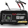 Amazon : $57.29 ($71.44) Schumacher Electric 50A 12V Car Battery Charger, Engine Starter & Maintainer - Fully Automatic Battery Charger for Cars, Trucks & RVs - 6A Charge/ 2A Maintain & 10A Boost Modes - SC1361