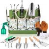Amazon: $17.99 ($43.99) Garden Tools Set 10-Piece, Heavy Duty Stainless Steel Garden Hand Tools