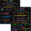Amazon: $2.99 ($9.99) First & Last Day of School Chalkboard