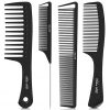 Amazon:  $5.90 ($6.99) 4PCS Professional Comb Set, Wide Tooth Rat Tail Fine Tooth Hair Combs