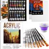 Amazon: $9.98 ($19.95) Acrylic Art Set, Paint Kit, Painting Set w/ 18 Acrylic Paints, 2 Canvas Panels
