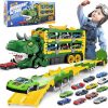 Amazon: $22.99 ($45.99) Transform Dinosaur Truck w/ 61.8 inch Dual Track & 12 Racing Cars