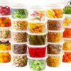 Amazon: $10.79 ($12.99) 32 Sets 16 oz Plastic Deli Food Containers W/ Lids, Airtight Food Storage