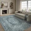 Amazon : $39.99 ($79.99) 6x9 Area Rug Gray Washable Vintage Distressed Living Room Carpet Large Bedroom Indoor Medallion Floral Non Slip Retro Throw Floor Mat for Office Dining Room Kitchen Bathroom