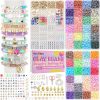 Amazon: $6.64 ($18.99) Bracelet Making Kit 48 Colors 3 Boxes Polymer Clay Beads Set