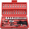 Amazon : $13.99 ($22.32)  Egofine 46 Pieces 1/4 inch Drive Socket Ratchet Wrench Set, with Bit Socket Set Metric and Extension Bar for Auto Repairing and Household, with Storage Case