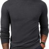 Amazon: $11.49 ($22.99) Mens Mock Turtleneck Sweater Long Sleeve Casual Pullover Sweater Slim Fit Basic Knit Tee