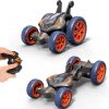 Amazon:$8.49 ($17.99)Remote Control Car, 2.4 GHz RC Cars for Boys Age 6-12, 360-Degree Rotating Fast Stunt Remote Control Cars with Cool Lights for Boys Age 6+ (Orange)