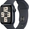 Amazon:$189.00 ($249.00)Apple Watch SE (2nd Gen) [GPS 40mm] Smartwatch with Midnight Aluminum Case with Midnight Sport Band S/M. Fitness and Sleep Trackers, Crash Detection, Heart Rate Monitor, Retina Display