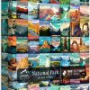Amazon :$14.39 ($29.99)National Parks Puzzle for Adults 1000 Pieces, Travel Poster Landscape Puzzle Including Zion Yellowstone Yosemite, Nature Jigsaw Puzzles Scenery Mountain Scene