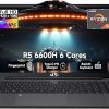 Amazon:$354.99 ($899.99)NIMO 15.6'' IPS FHD-Gaming-Laptop, AMD Ryzen 5 6600H 6-Cores 660M GPU 32GB DDR5 RAM 1TB SSD(Beat i7-1165G7, Up to 4.5GHz) Computer with 100W GaN Type C Fingerprint Backlit Keyboard Win 11