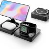 Amazon:$19.99 ($44.99)Magnetic Wireless Charger for iPhone: 3 in 1 for Travel 15W Fast Charging Pad Foldable for iPhone 17 16e 16 15 14 13 12 Pro Max - for Apple Watch Ultra and AirPods Series Magnet Multiple Devices,Black