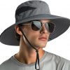 Amazon:$4.47 ($11.95)NPQQUAN Ponytail Sun Bucket Hats for Women Men Wide Brim UPF 50+ Fishing & Beach Hats