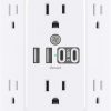Amazon : $7.99 ($15.99)   Addtam Surge Protector Outlet Extender, 6-Outlet Splitter with 4 USB Wall Charger(2 USB-C Ports), Multi Plug Wall Outlet 1800J Power Strip for Home Office Dorm Room Essentials