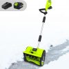 Amazon:$129.99 ($259.99)STEELITE 21V Cordless Snow Shovel, 12-Inch Battery Powered Snow Blower with Directional Plate, 20-Feet Snow Throwing Distance, 4.0Ah Battery & Quick Charger Included