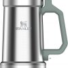 Amazon : $22.50 ($30.00) Stanley Classic Bottle Opener Beer Stein 24 oz | Flip Up Lid and Heavy Duty Handle with Built In Bottle Opener | Insulated Stainless Steel Beer Mug | BPA-Free | Stainless Steel Shale