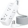 Amazon: $8.99 ($12.99) Power Strip Surge Protector, 5Ft Extension Cord, 6 Outlets