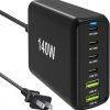 Amazon : $12.99 ($13.99)  140W USB C Multiport Charger with PPS PD65W Dual PD20W, Fast 6 Port USB Charging Station, USB C Laptop Charger for MacBook iPhone Galaxy iPad Tablets