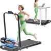 Amazon: $89.28 ($139.99)  Folding Walking Pad Treadmill with Handle Bar, 3.5HP Compact