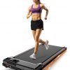 Amazon : $94.99 ($239.99)   Walking Pad Treadmill Under Desk,6% Manual Incline,300lbs Capacity,Foldable Portable 2.5HP Mini Treadmill for Home,APP Compatible,Compact Design for Walking Fitness Workout Equipment