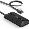 Amazon:$20.79 ($25.99)Anker Flat Plug Power Strip 300J with USB Ports, 10-in-1 Ultra Thin Power Strip with 6 AC, 2 USB-A and 2 USB-C Ports,5feet Extension Cord, Desk Charging Station,Home Office College Dorm