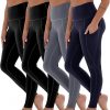 Amazon : $18.19 ($48.99) CAMPSNAIL 4 Pack Yoga Pants with Pockets for Women - High Waist Tummy Control Soft Leggings for Workout Gym