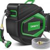 Amazon: $63.99 ($159.99) Retractable Garden Hose Reel 100FT 1/2″ – 4-Layer Hose with Metal Bracket
