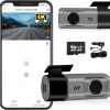 Amazon : $19.99 ($23.99)   Dash Cam KH1, Car Dash Cam HD 4K Camera with 64GB Card Smart DashCam Front Built-in WiFi 170 Degree Wide Angle FOV WDR Night Vision APP Application Control Loop Recording Time-Lapse Shooting