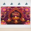 Amazon:  $6.99 ($7.99) Happy Diwali Backdrop Banner Decorations