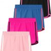 Amazon:  $11.99 ($26.99) 4 Pack Youth Girls Athletic Shorts Quick Dry Active Shorts
