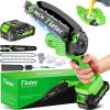 Amazon : $19.98 ($49.99) Tietoc Chainsaw 6 Inch Mini Electric Chainsaw Cordless Battery Powered, Hand Held Saw for Wood/Trees Trimming, Tools for Household and Garden, Chain Saw Gift for Men Dad Husband Fathers Gardener 2025