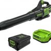 Amazon : $113.98 ($142.49) Greenworks 60V (610 CFM / 130 MPH) Cordless Leaf Blower, High Power, Lightweight & Quiet Operation for Wet Leaves, Driveways and Dense Gravel, Includes 2.5Ah Battery & 5A Rapid Charger