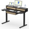 Amazon:  $159.99 ($199.99) One-Piece Standing Desk with Rattan Drawers, 48 x 24 Inch Adjustable Height