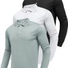 Amazon:$16.99 ($33.99)PINSPARK Long Sleeve Polo Shirts for Men Moisture Wicking Golf Shirts Quick Dry Work Hiking Casual Collared Shirt