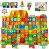 Amazon: $35.99 ($49.99) Magnetic Tiles, 130PCS Magnetic Blocks with 2 Cars