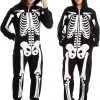 Amazon : $23.99 ($29.99) Spooktacular Creations Halloween Skeleton Pajama, Unisex Skeleton Costume Jumpsuit Pajama for Adult Halloween Themed Parties