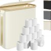Amazon: $12.99 ($29.99) Toilet Paper Storage Basket with Lid and Handle