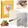 Amazon:  $12.49 (26.99) Stainless Steel Cutting Boards for Kitchen,Double Side