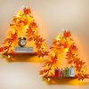 Amazon: $9.99 ($19.99) 2Pk Boho Floating Shelves for Fall Wall Décor w/ Fall Lighted Garland