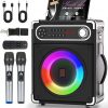 Amazon:  $53.99 ($89.99) Karaoke Machine, Portable Bluetooth Speaker with 2 Wireless Microphones
