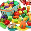 Amazon: $13.18 ($27.85) 70 PCS Cutting Play Food Toy for Kids Kitchen, Pretend Fruit &Vegetables